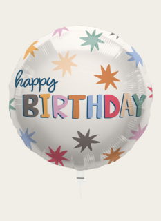 Ballon Happy Birthday Sparkle Multi