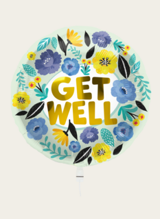 Ballon Beterschap Bloemen Multi