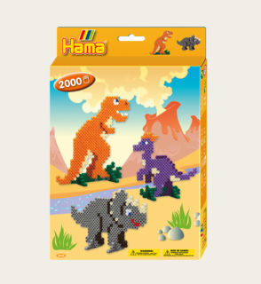 Hama Dino World Strijkkralen Set